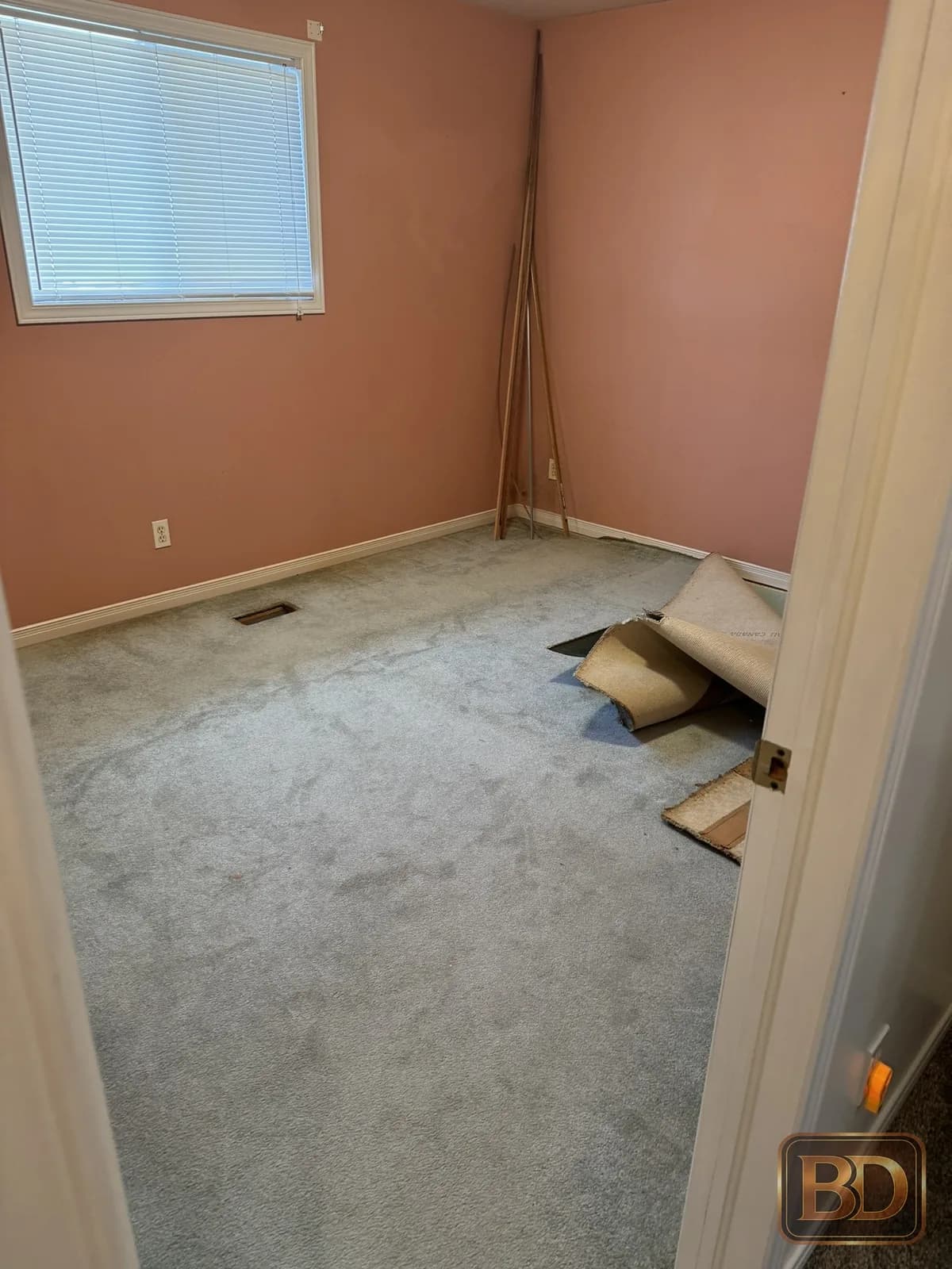 Room before flooring installation