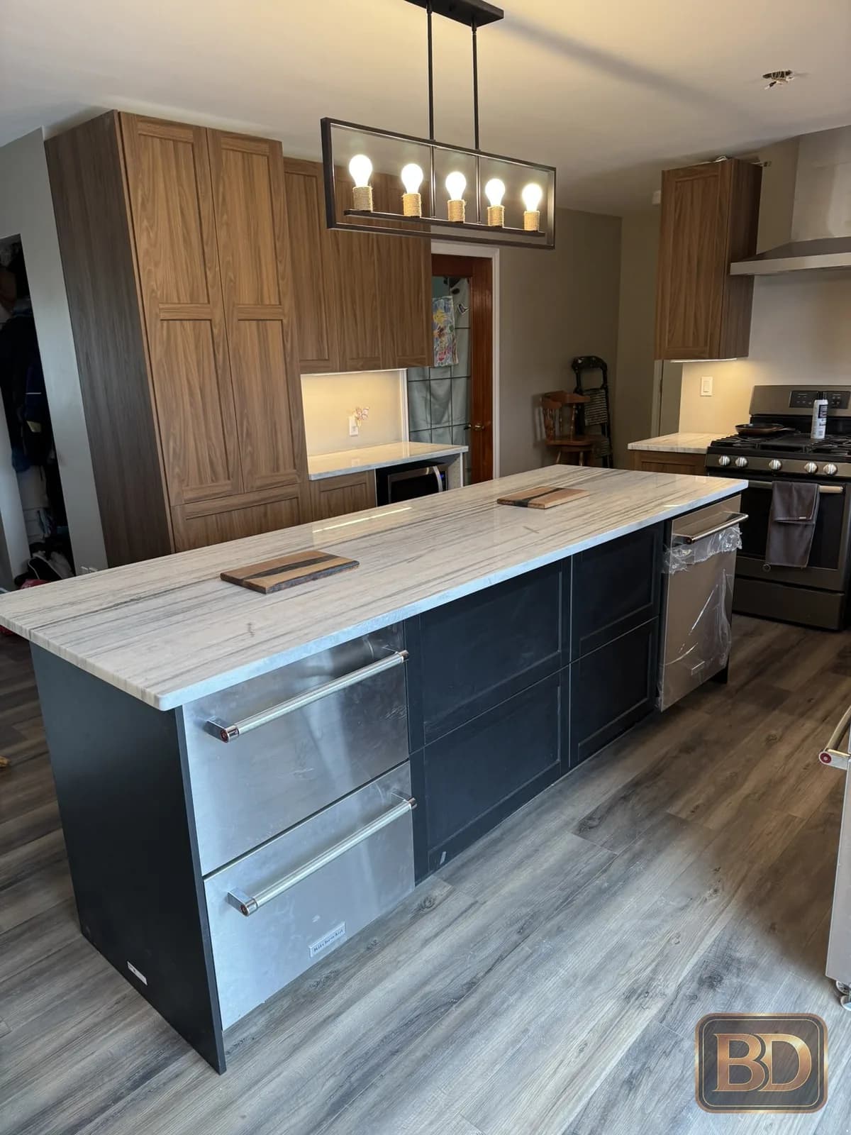 Completed residential kitchen renovation
