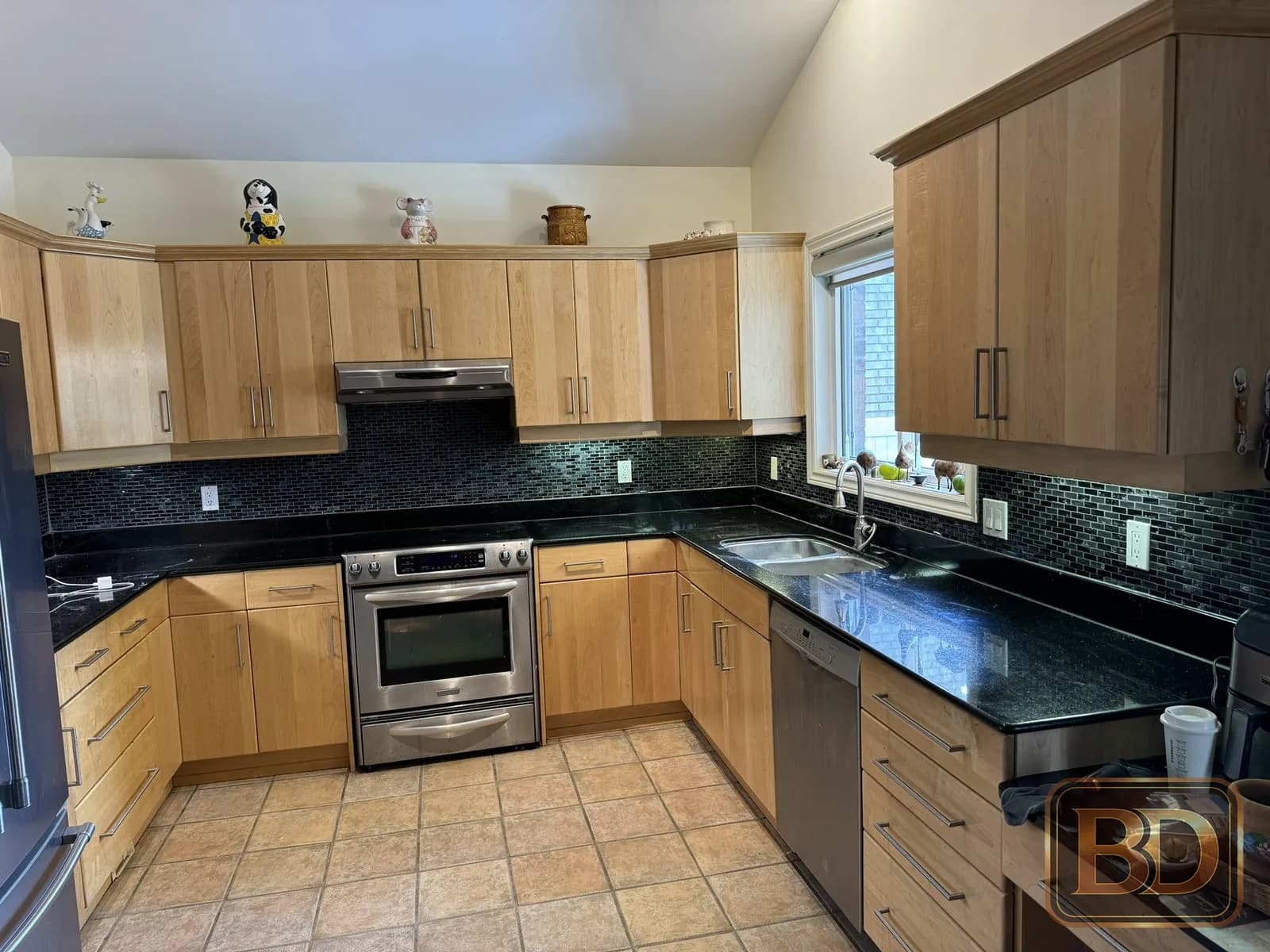 Kitchen after a tile update